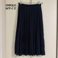 【UNIQLO】 プリーツスカート / ネイビー