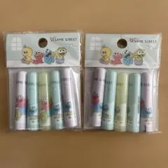 セサミストリート 鉛筆キャップ 5個入り 2個セット - メルカリ