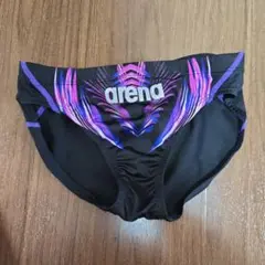 arena 競泳水着 競パン ブラック パープル