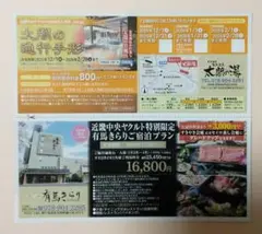 有馬温泉　太閤の湯　割引券