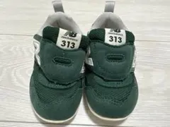 New Balance 313 ベビースニーカー 12.5cm グリーン