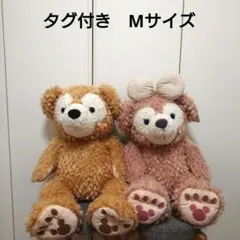 ダッフィー 　シェリーメイ　 ぬいぐるみ　Мサイズ２体セット　ペア