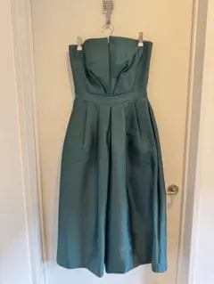 ラグナムーン LADYベアガウチョドレス グリーン 結婚式 パンツ