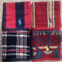 RALPH LAUREN ハンカチ 4枚セット