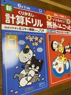 新学社 6年1学期 計算漢字2冊セットのサムネイル