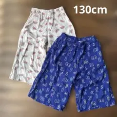 UNIQLO スイカ柄すみっコぐらしステテコハーフパンツ 2枚セット 130cm