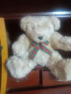 クマのぬいぐるみ クリーム色と茶色 2体セット