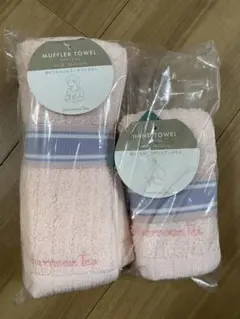 【新品】アフタヌーンティーリビング　マフラータオル&ハンドタオル　2枚セット♡