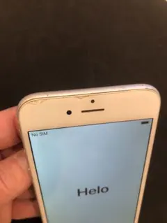 iPhone 6 シルバー 64GB au版（画面少しヒビあり）【ケース付】