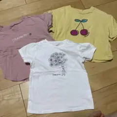 Tシャツ 3枚セット ピンク 白 黄色