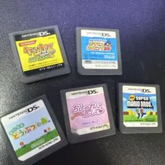 DSソフト 5本セット マリオ ポケモン どうぶつの森