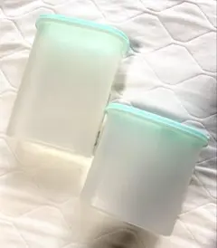 Tupperwareタッパーウェア MMだ円 パステルグリーン 保存容器①