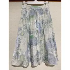 【未使用】PROPORTION BODY DRESSING フラワースカート 青