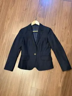 ユニバーサルランゲージ ネイビー テーラードジャケット