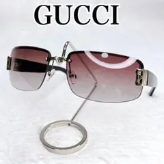 GUCCI グッチ GGゴールドサイドロゴ ハーフリム 00s Y2Kのサムネイル