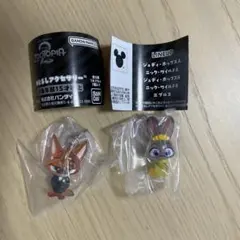 ズートピア2 めじるしアクセサリー ジュディB ニックB ガチャ