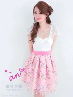 アン ミニドレス ピンク andy angelr robe de fleurs