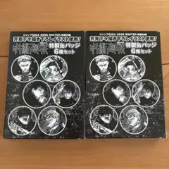 呪術廻戦 芥見下々　特製缶バッジ6種×2セット ジャンプGIGA 付録