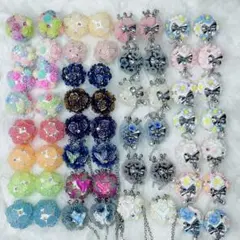 超お得❣️即購入OK❣️カスタムボールペン ペンビーズ フラワービーズ 【58個】