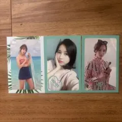 TWICE Summer Nights ミナ　トレカ　3枚セット(赤シート付き)