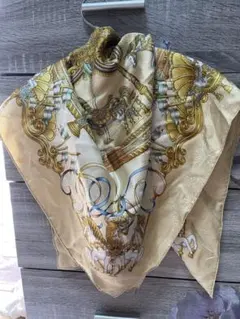 HERMES カレ90 シルク100% スカーフ 貴重な場所 - メルカリ
