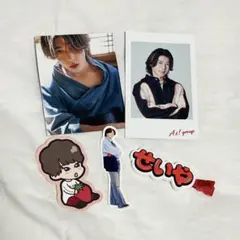 Aぇ! group 末澤誠也 ステッカー・チェキ風カード・ヘアクリップ セット