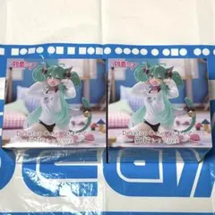 初音ミク Desktop Cute フィギュア ～猫耳Tシャツver.～ 2点
