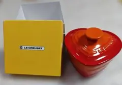 値下げ　LE CREUSET ランカンダムールハート型蓋付き容器のサムネイル