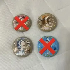 おジャ魔女どれみ　刺繍缶バッジビスケット