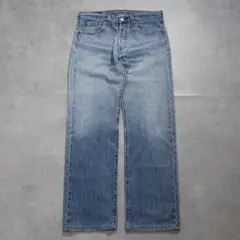 リーバイス501 Levis W33 ブルーデニム 青 ヒゲ 古着 16040