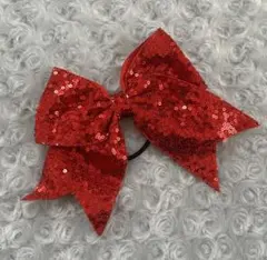 チアリボン　SHEIN 体育祭　赤