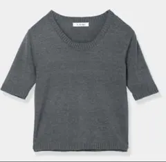 laubeblanc Crew neck Knit pullover grayのサムネイル