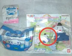 プールバック風 ミニポーチ 2 シナモン・シナモロール クリップ付きカプセルトイ