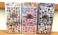 ストーンつき☆ジュエルプチドロップシール　3枚セット