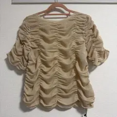 COCODEAL シャーリングシアーニット/ベージュのサムネイル
