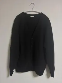 GU ジーユー ウォッシャブルカーディガン　ブラック　Lサイズ