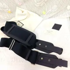 GUCCI ネイビーショルダーストラップ　値下げは、お問い合わせ下さい。