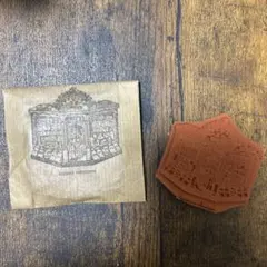 ●ドイツ製ラバースタンプ❀子ども用のオシャレなショップマウント付き●