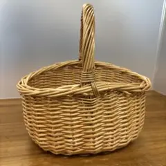 ブーケドゥミュゲ キレーネバスケット カゴ ラタン 籐 ブラウン 籠