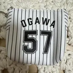 千葉ロッテマリーンズ　小川龍成選手 ミニポーチキーホルダー