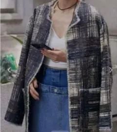 Ameri LADY LIKE PRINT TWEEDS JACKET