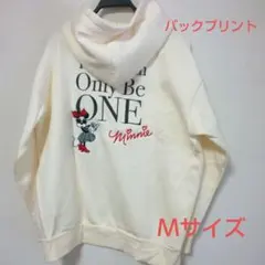 ディズニー▪ミニーマウス▪ パーカー Mサイズ▪裏起毛▪新品未使用