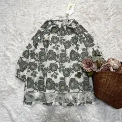 新品 ディージーワイ dgy プルオーバー ブラウス 花柄 M