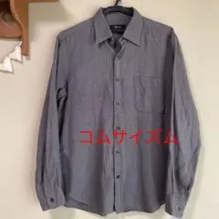 コムサイズム グレンチェックシャツ