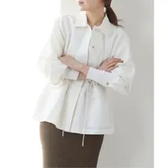 IENA リネンコットンサファリジャケットのサムネイル