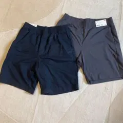 ショートパンツ ネイビー グレー 2点セット