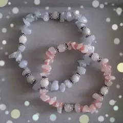 レディース＆メンズ ペア☆天然石ブレスレット