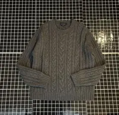 j.crew cable knit wool 100%