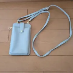 Lia Days スマホショルダーバッグ ライトグレー
