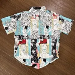 Libby & Rose アートプリント 半袖シャツ　柄シャツのサムネイル